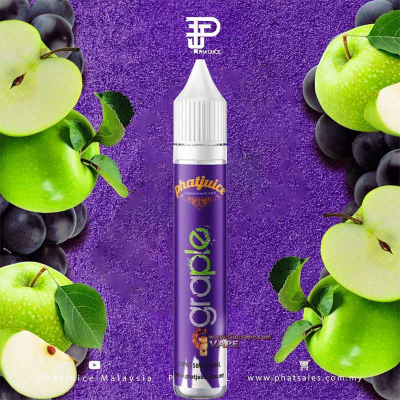 Graple-องุ่นยาว-น้ำยาบุหรี่ไฟฟ้า-ราคาถูก Graple Phatjuice องุ่นยาว 30ml