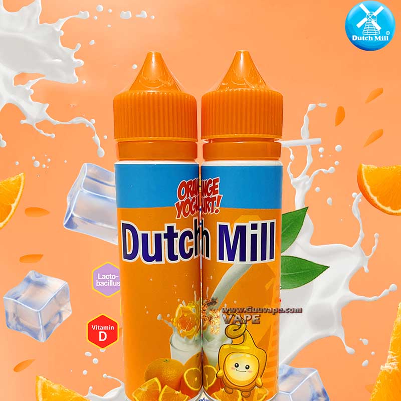 dutch mill-ornage-yogurt-ดัชมิลส้ม dutch mill orange 60 ml