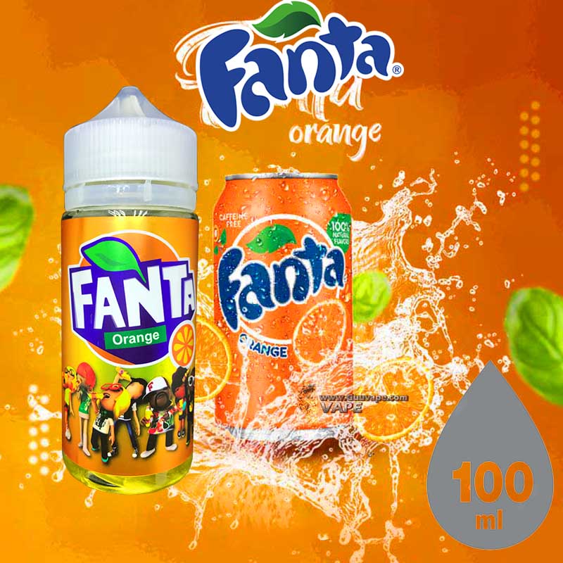 fanta-orange-แฟนต้าส้ม-น้ำยาบุหรี่ไฟฟ้า-100ml Fanta orange แฟนต้าส้ม 100 ml