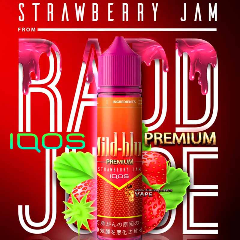 iqos-strawberry-jam-สตอเบอรีแจม iqos strawberry jam 60 ml