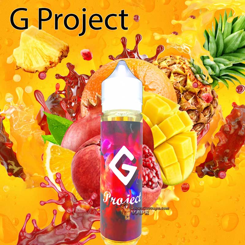 G-project-จีโปรเจค-น้ำยาบุหรี่ไฟฟ้า G Project จีโปรเจค 60 ml