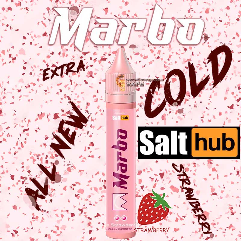 Marbo-stawberry-มาโบโร่-สตอ-มาโบสตอ Marbo strawberry มาโบสตอเบอรี่ 30 ml