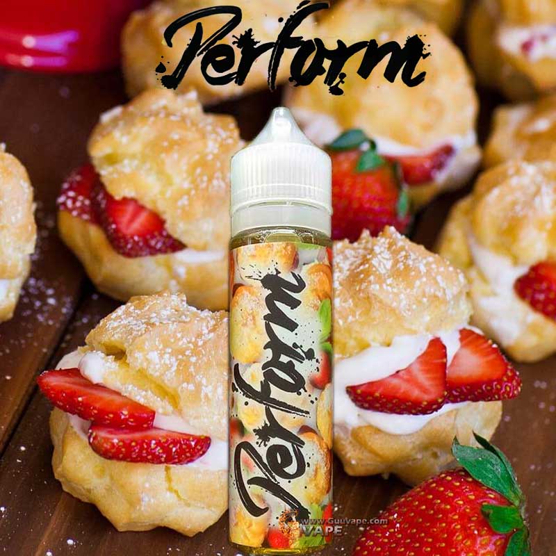 Perform-Strawberry-Creampuf-เฟอฟอร์ม-สตอเบอรี่ครีมบัฟ Perform Strawberry Cream Puff เฟอฟอร์ม ฝาเเดง