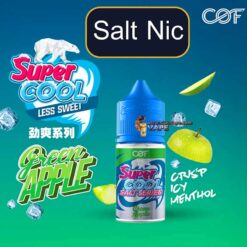 Super Cool Green Apple Salt Nic หรือ ซุปเปอร์คูล เเอปเปิ้ล