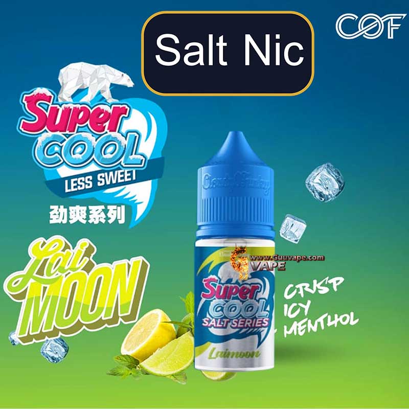 Salt-Super-cool-Laimoon-ซุปเปอร์คูล-มะนาว Super Cool Laimoon Salt Nic หรือ ซุปเปอร์คูล มะนาว ขนาด 30 ml