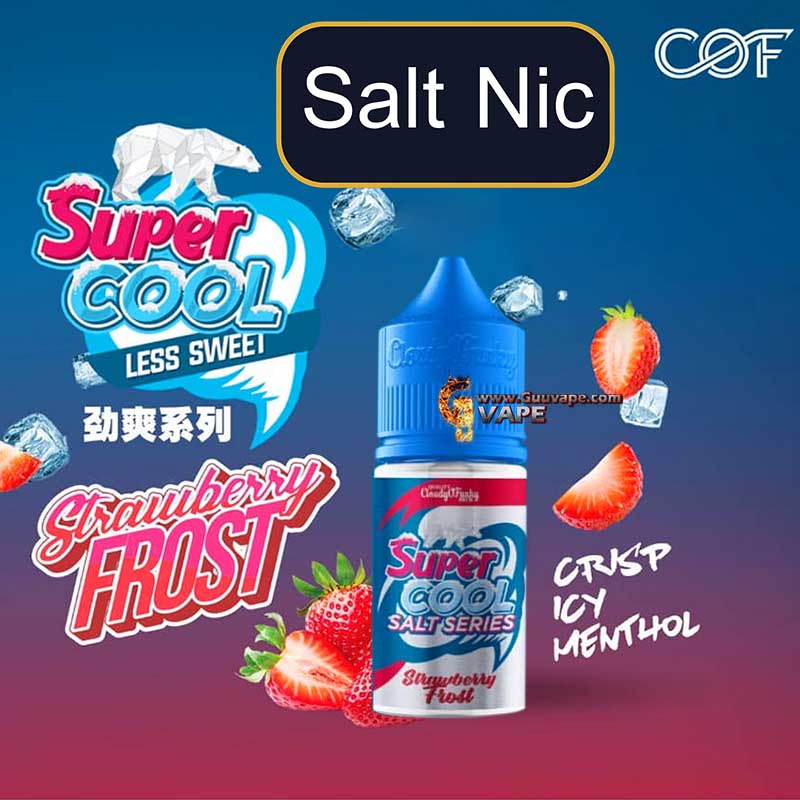 Salt-Super-cool-Strawberry-Frost-ซุปเปอร์คูล-สตอเบอรี่ Super Cool Stawberry Frost Salt Nic ซุปเปอร์คูล สตอเบอรี่