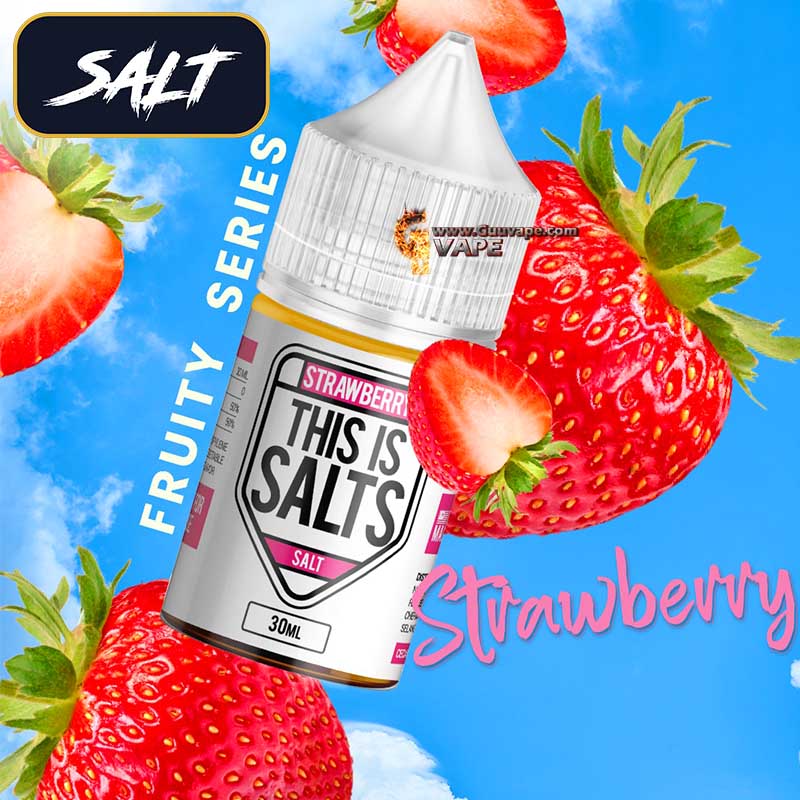 This-Is-Salts-Strawberry-30ml-ดิสอิส-ซอลนิค-สตอเบอรี่ This Is Salts Strawberry สตอเบอรี่ 30ml หรือ ดิสอิสซอล สตอเบอรี่