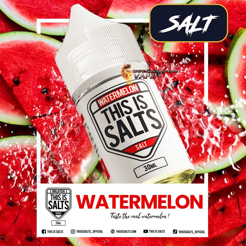 This-Is-Salts-Watermelon-30ml-ดิสอิส-ซอลนิค-แตงโม This Is Salts Watermelon แตงโม 30ml หรือ ดิสอิสซอล แตงโม