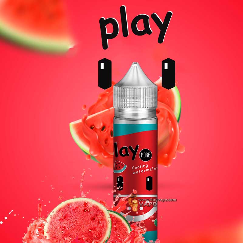 play-more-watermelon-เพลแตงโม Play More Watermelon เพลย์แตงโม 60 ml
